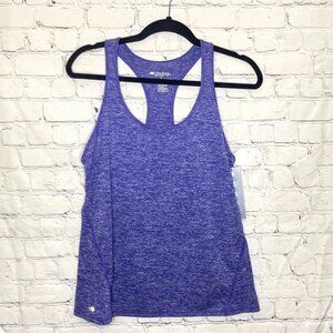 Ideology purple heather racer back workout tank